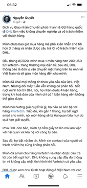 DHL Việt Nam - vô ý hay vô trách nhiệm