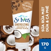 [Review]Sữa rửa mặt tẩy tế bào chết St Ives Cafe và Dừa và điểm trừ to bự
