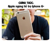 Người dùng nhận tin buồn Apple chính thức dừng hỗ trợ iPhone 6+