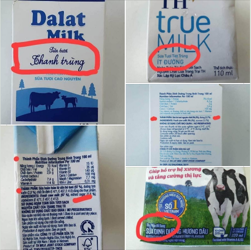 Lưu ý khi chọn sữa cho con Dành 5 phút tìm hiểu, đọc kỹ thông tin trên hộp sữa trước khi mua để con có được sữa Tươi tốt nhất