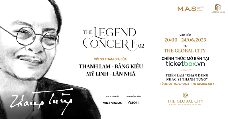 Đêm nhạc số 2 của The Legend Concert sẽ tiếp nối bằng những bản tỉnh ca bất hủ của nhạc sĩ Thanh Tùng